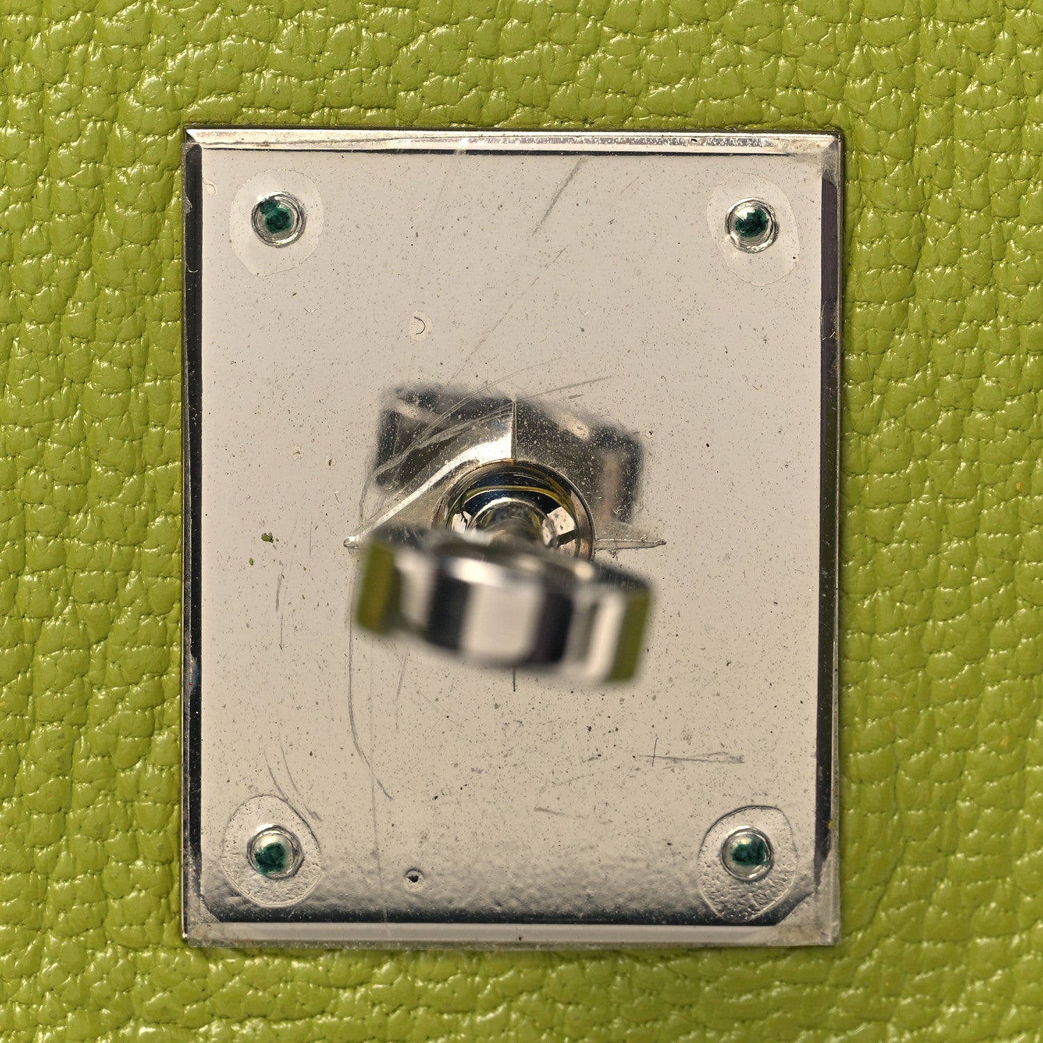 Hermes Chevre Mysore Bi-Color Birkin 30 Vert Anis Vert Chartreuse 25 of 39