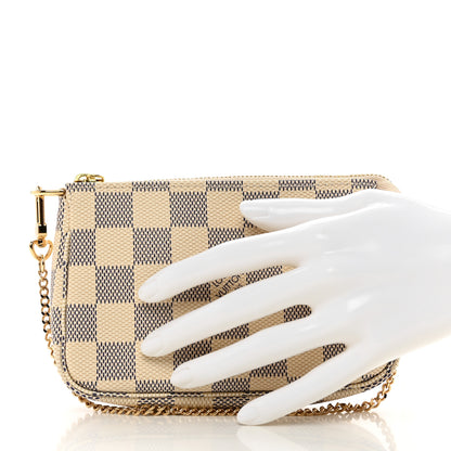 Louis Vuitton Damier Azur Mini Pochette Accessories 2 of 9