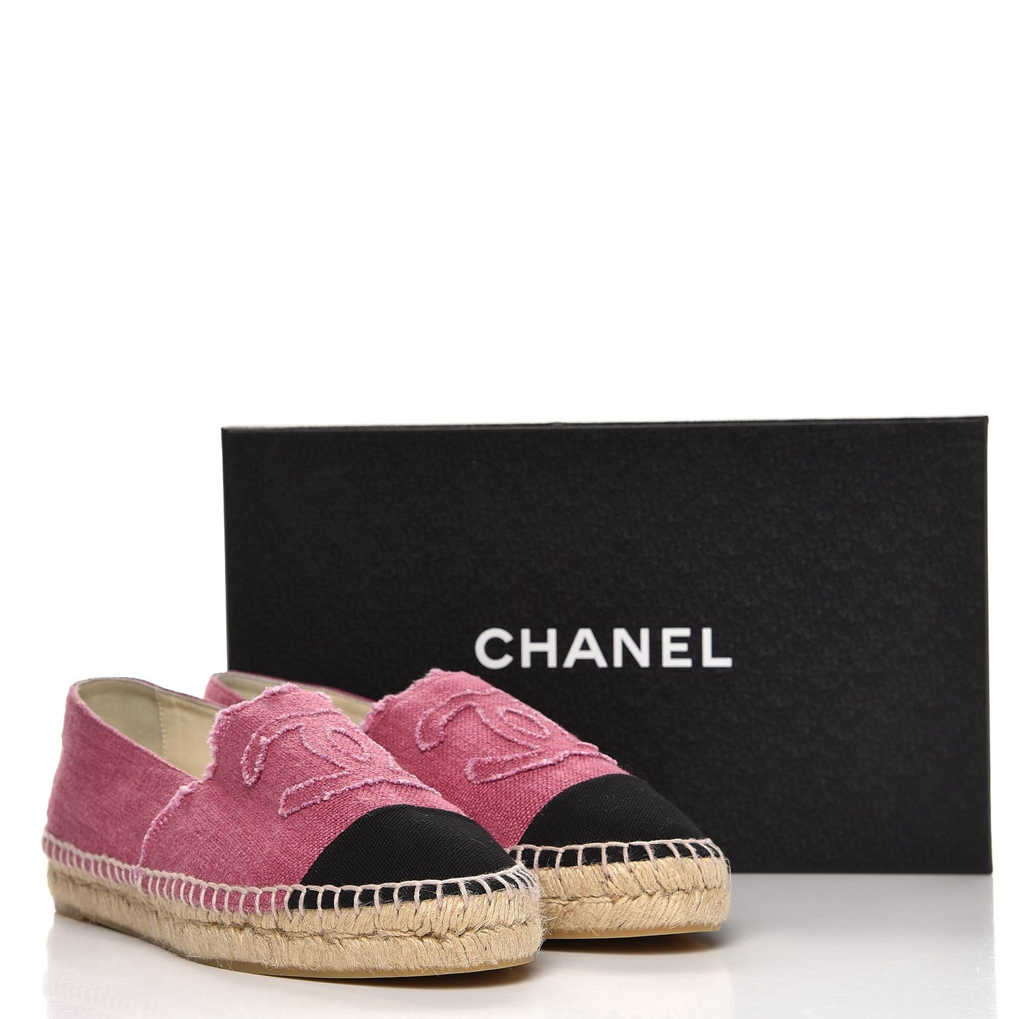 Linen CC Espadrilles 39 Pink
