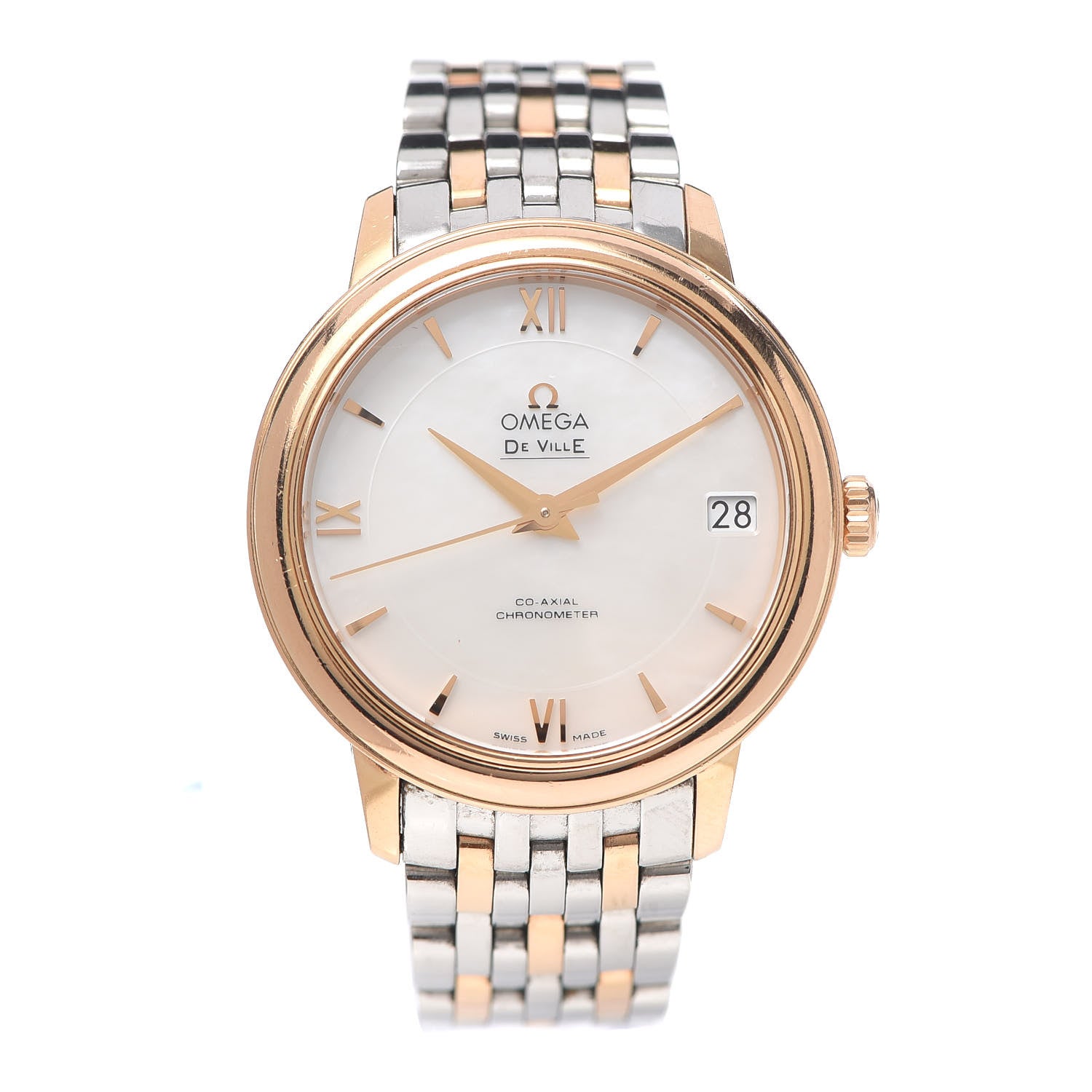 Omega Stainless Steel 18K Red Gold 36mm De Ville Co-Axial Automatic Watch 424.20.37.20.02.002 1 of 6