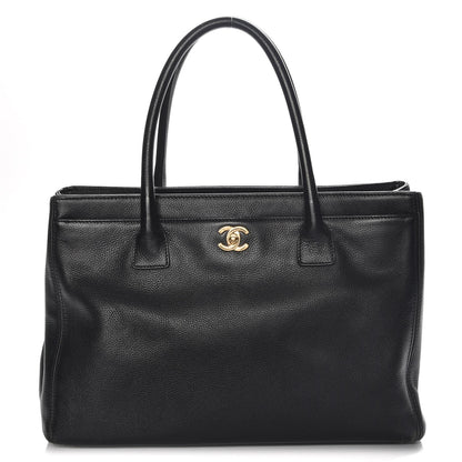 Chanel Calfskin Cerf Executive Shopper Tote Black 1 of 11