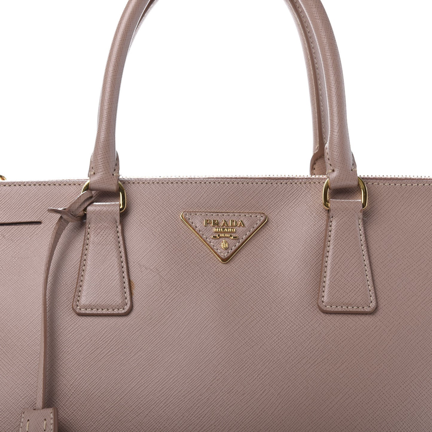 Saffiano Medium Galleria Double Zip Tote Cammeo