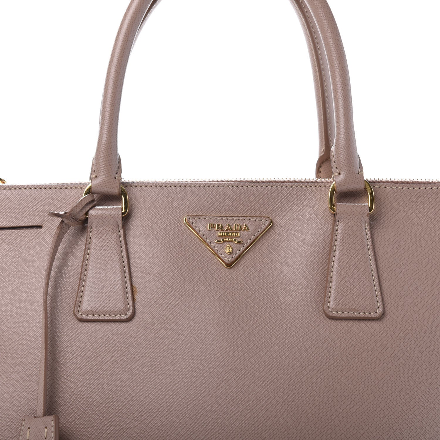 Prada Saffiano Medium Galleria Double Zip Tote Cammeo 12 of 12