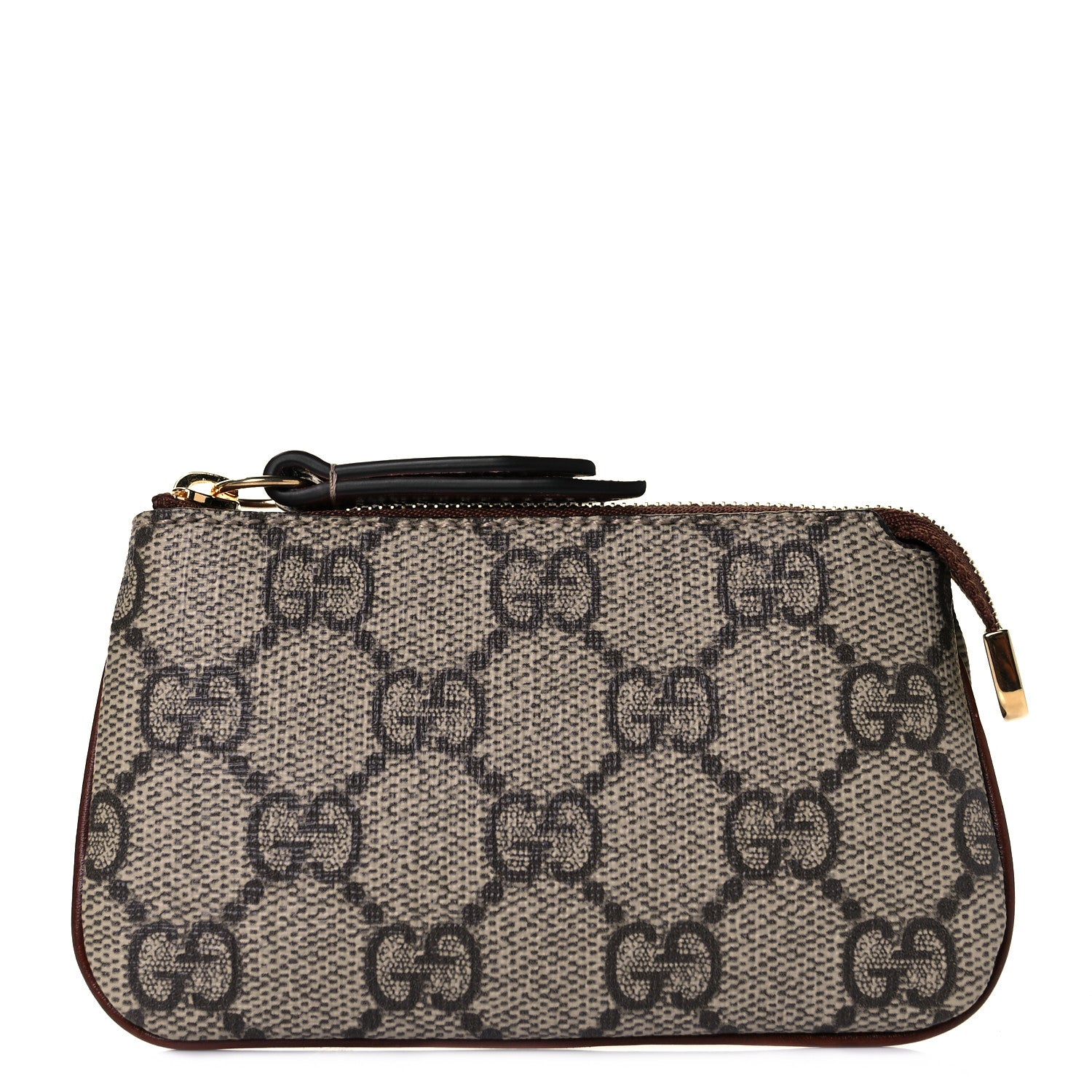 Gucci GG Supreme Monogram Key Case Brown 1 of 10