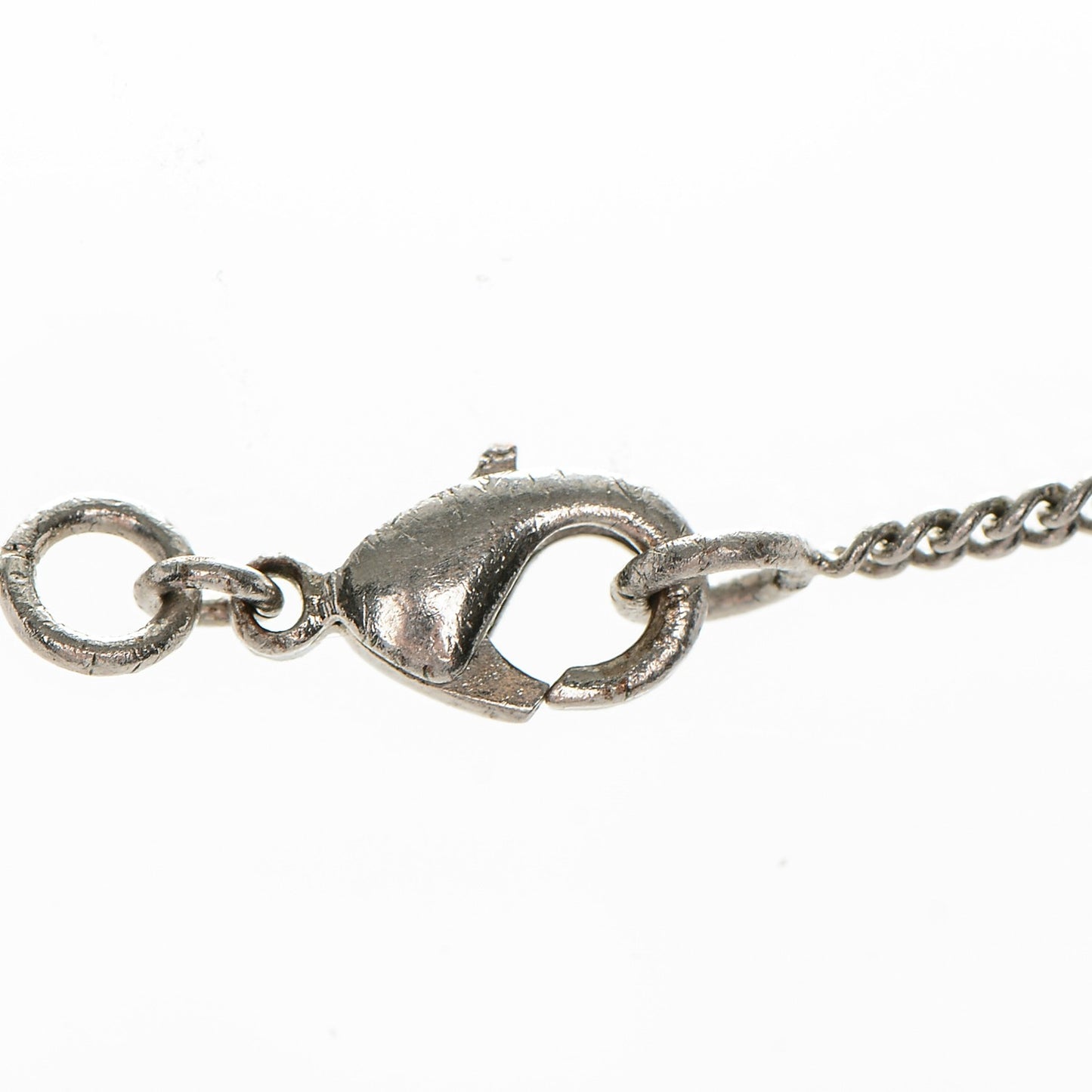 Crystal Timeless CC Necklace Silver