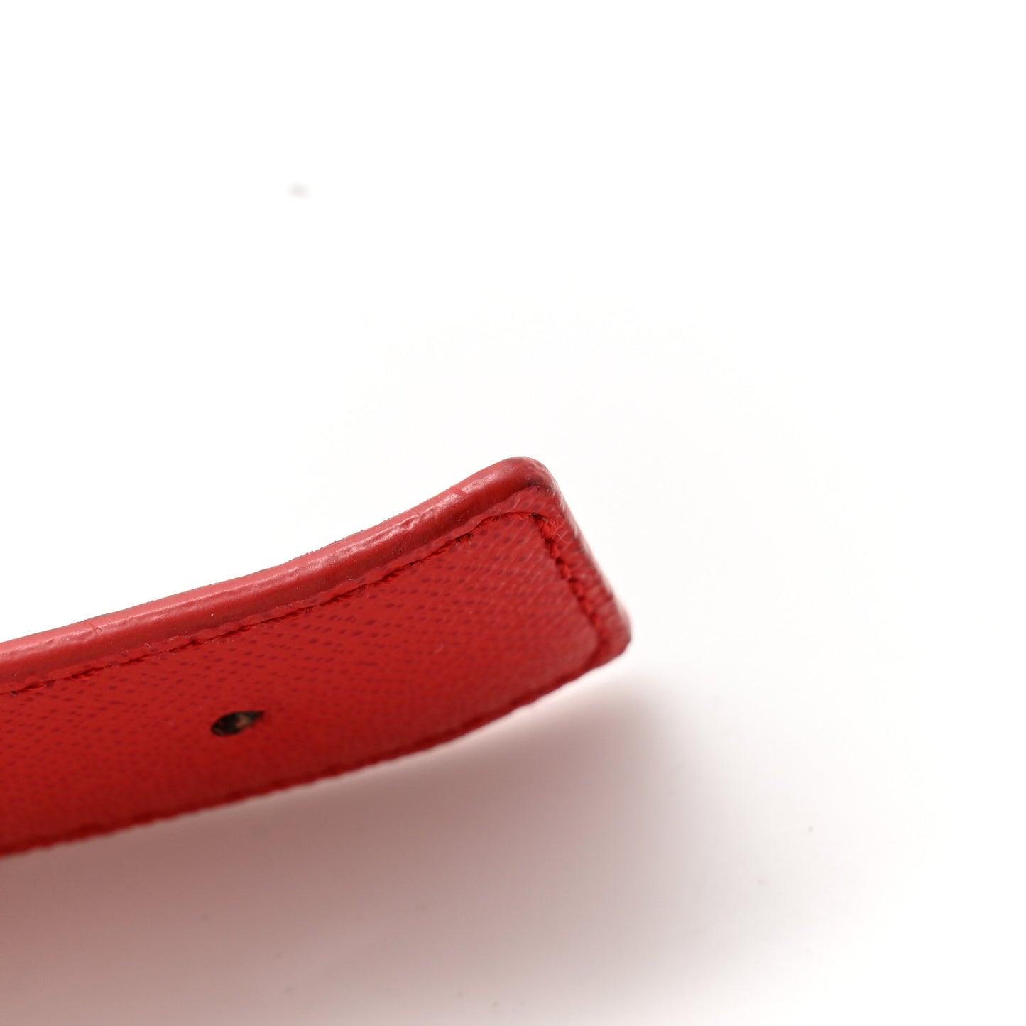 Monogram 30mm LV Initiales Reversible Belt 95 38 Coquelicot