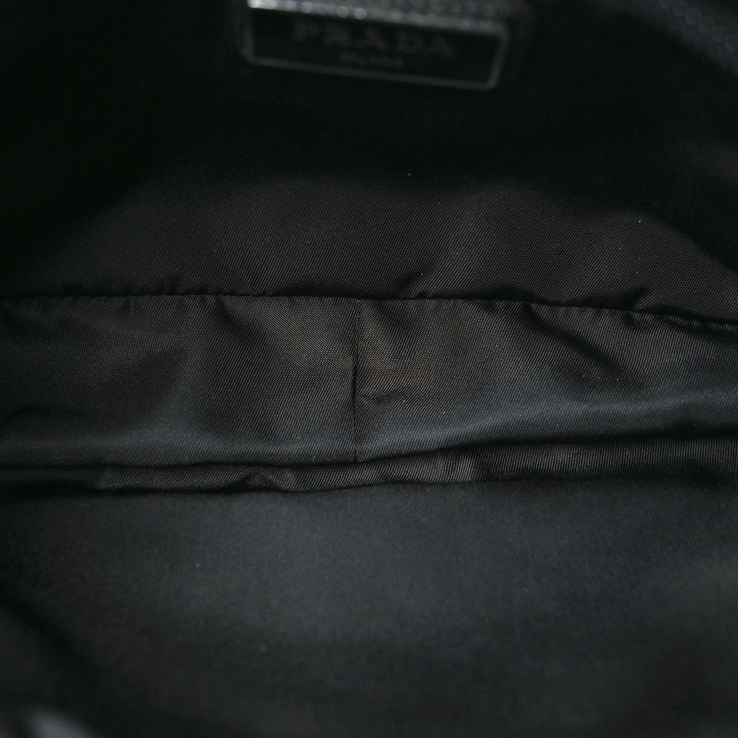 Prada Tessuto Nylon Saffiano Belt Bag Black 5 of 12