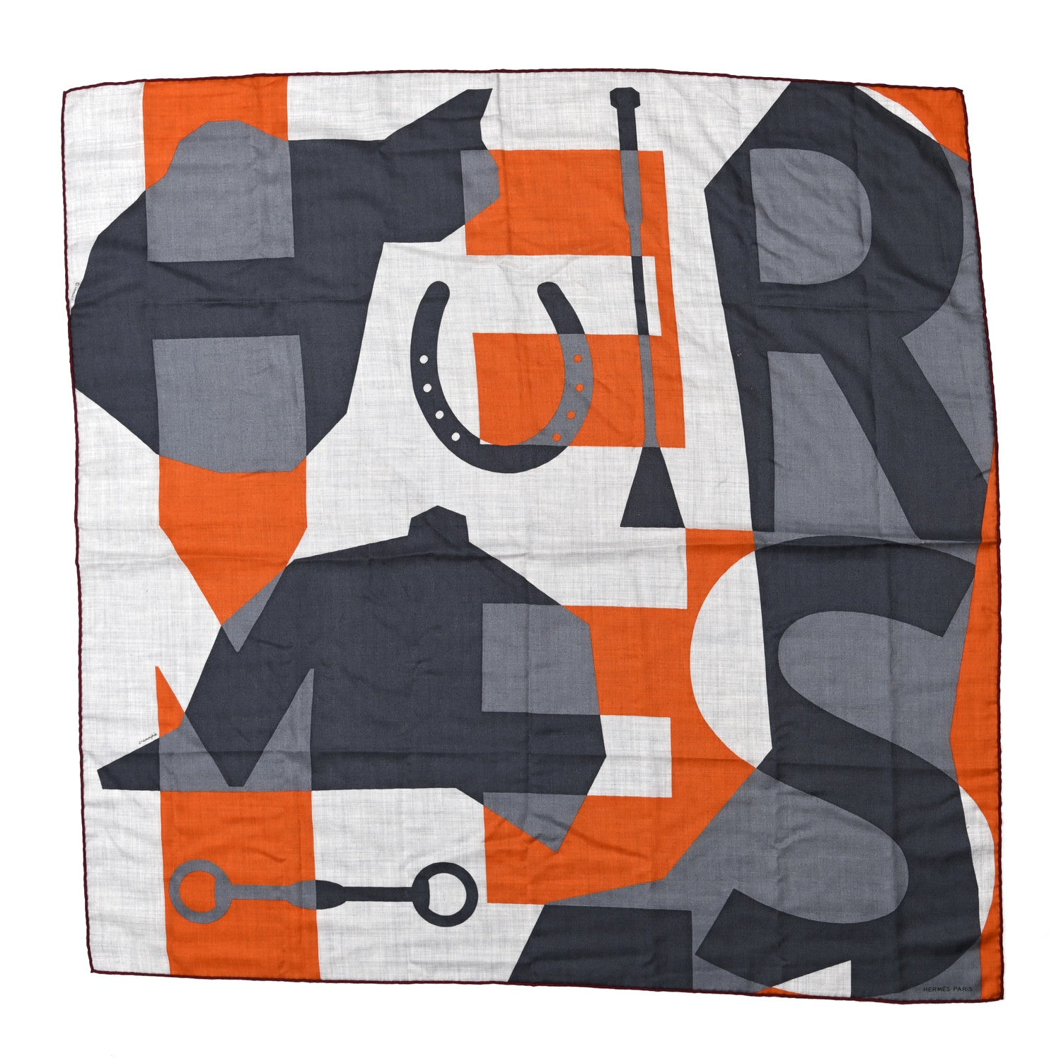 Hermes Cashmere Silk Shawl 140 1 of 8