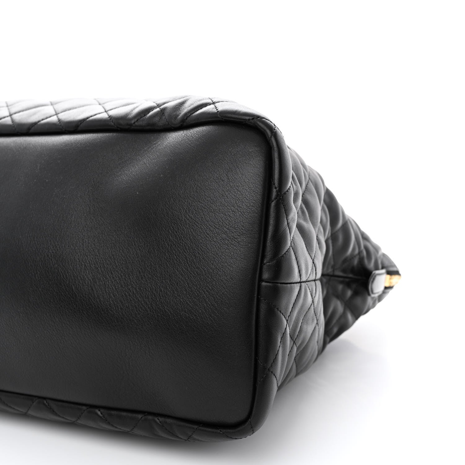 Saint Laurent Calfskin Quilted ES Giant Travel Bag Black 10 of 10