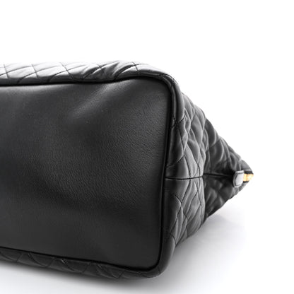 Saint Laurent Calfskin Quilted ES Giant Travel Bag Black 10 of 10