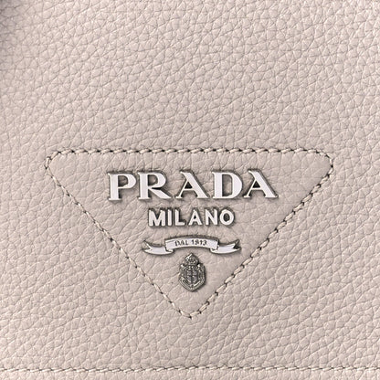 Prada Vitello Daino Soft Flap Crossbody Ninfea 8 of 9