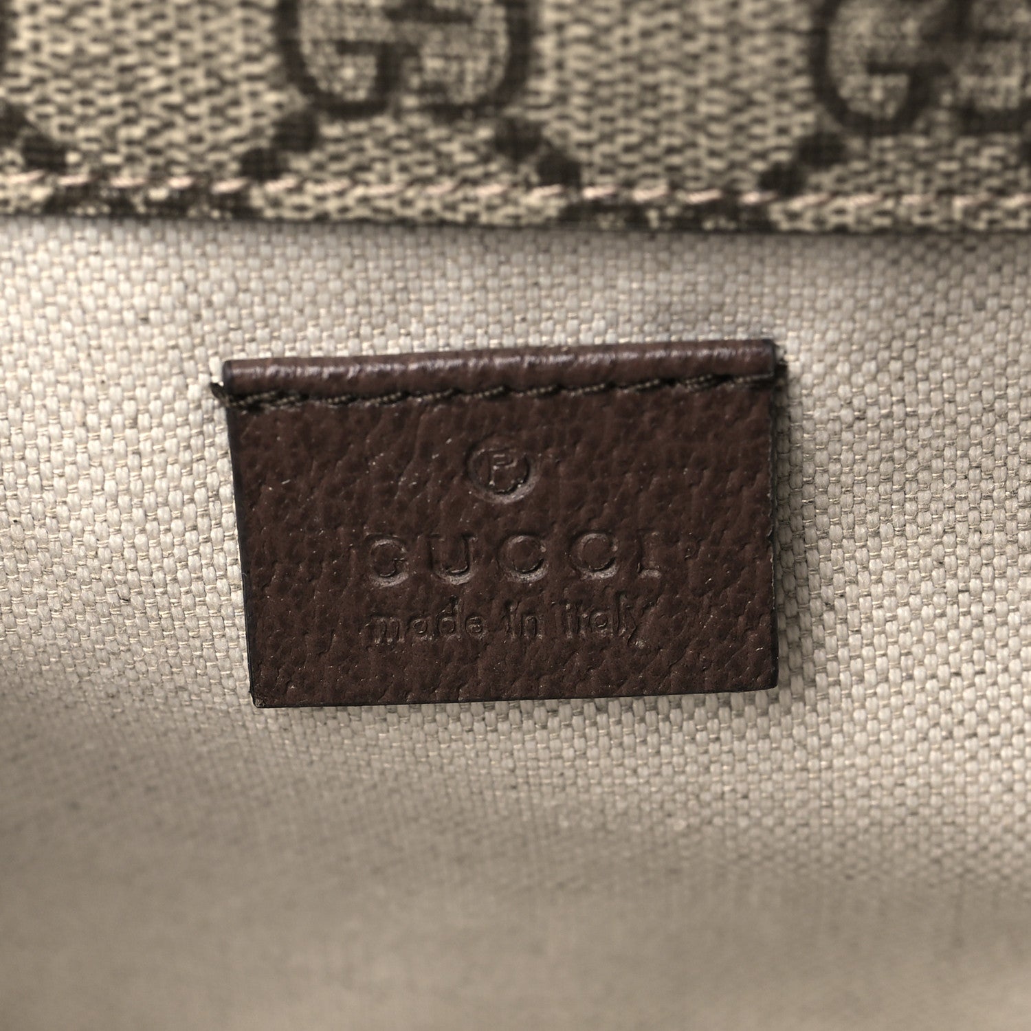 Gucci GG Supreme Monogram Web Small Neo Vintage Double Flap Messenger Bag Beige New Acero 8 of 13