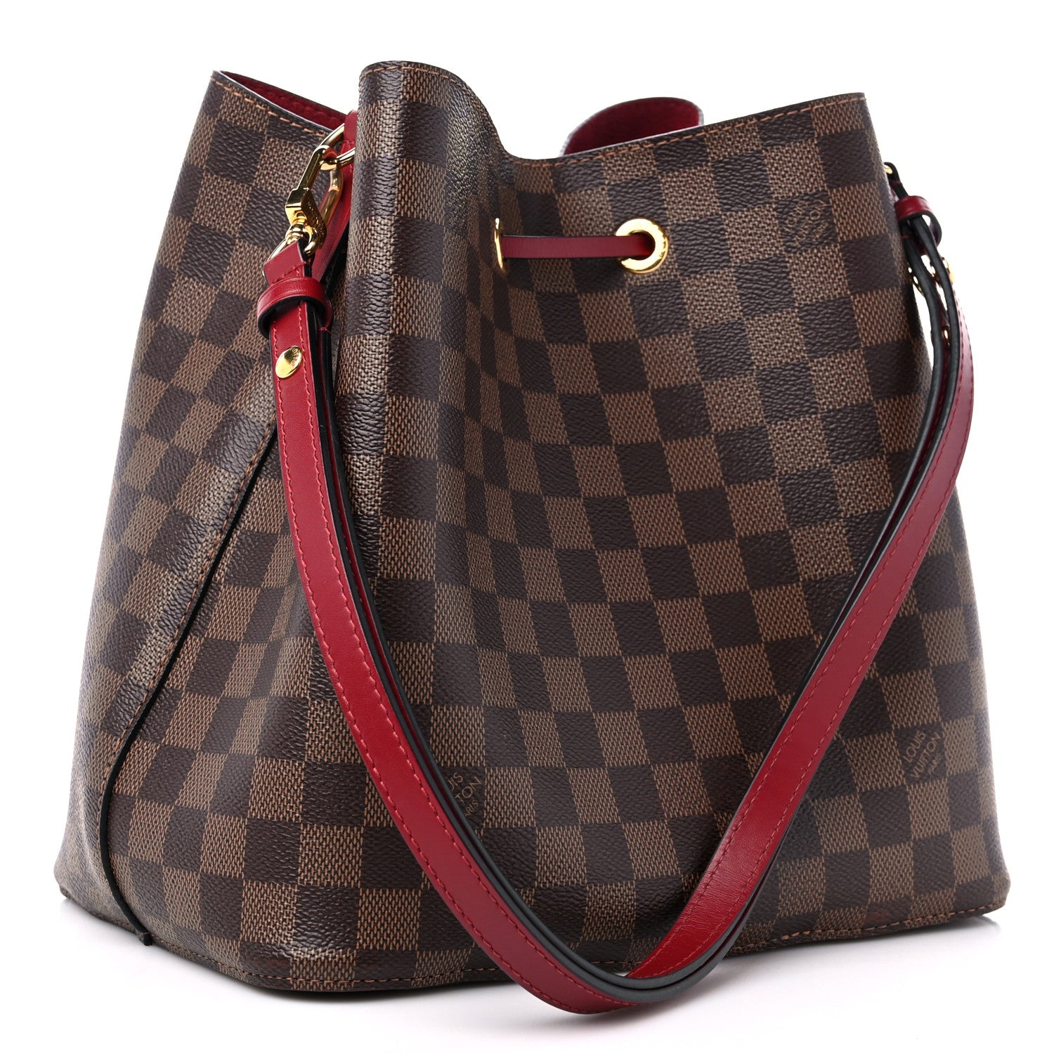 Louis Vuitton Damier Ebene Neonoe MM Cherry Berry 3 of 8