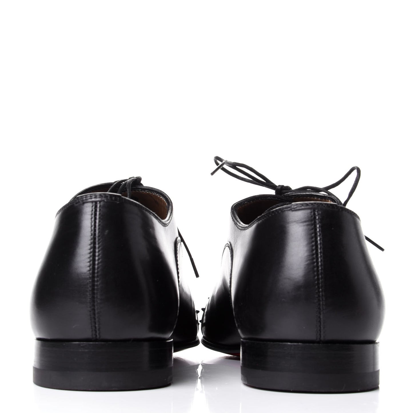 Calfskin Spike Mens Gregossic Flat 42 Black