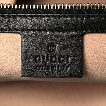 Gucci Guccissima Signature Large Shoulder Tote Bag Black 5 of 10