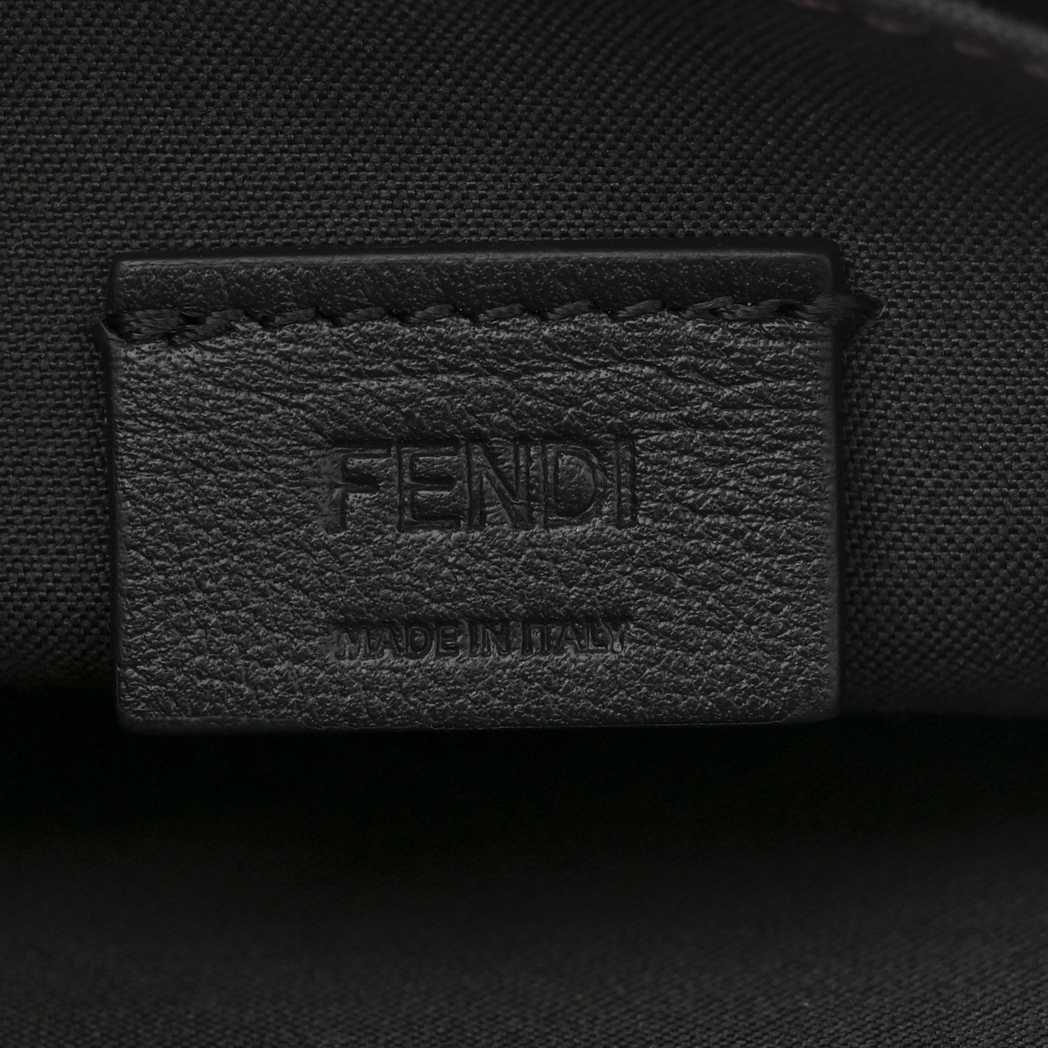 Fendi Vitello Soft F is Fendi Bi-Color FF 1974 Embossed Envelope Wallet On Chain with Pouches Maya Black 6 of 10