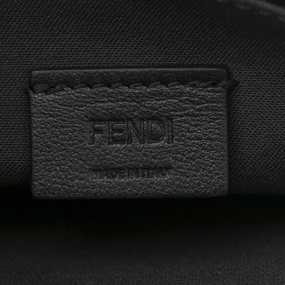 Fendi Vitello Soft F is Fendi Bi-Color FF 1974 Embossed Envelope Wallet On Chain with Pouches Maya Black 6 of 10