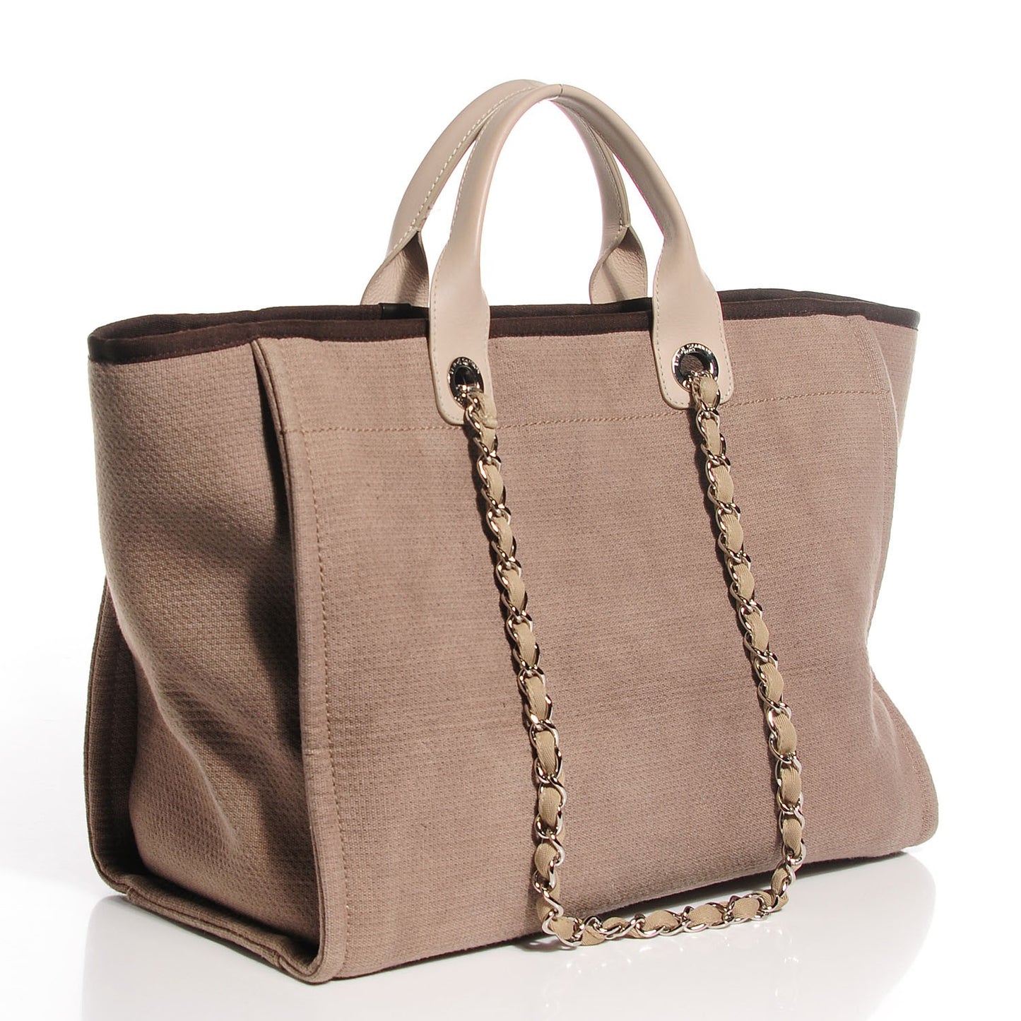 Canvas Large Deauville Tote Ecru