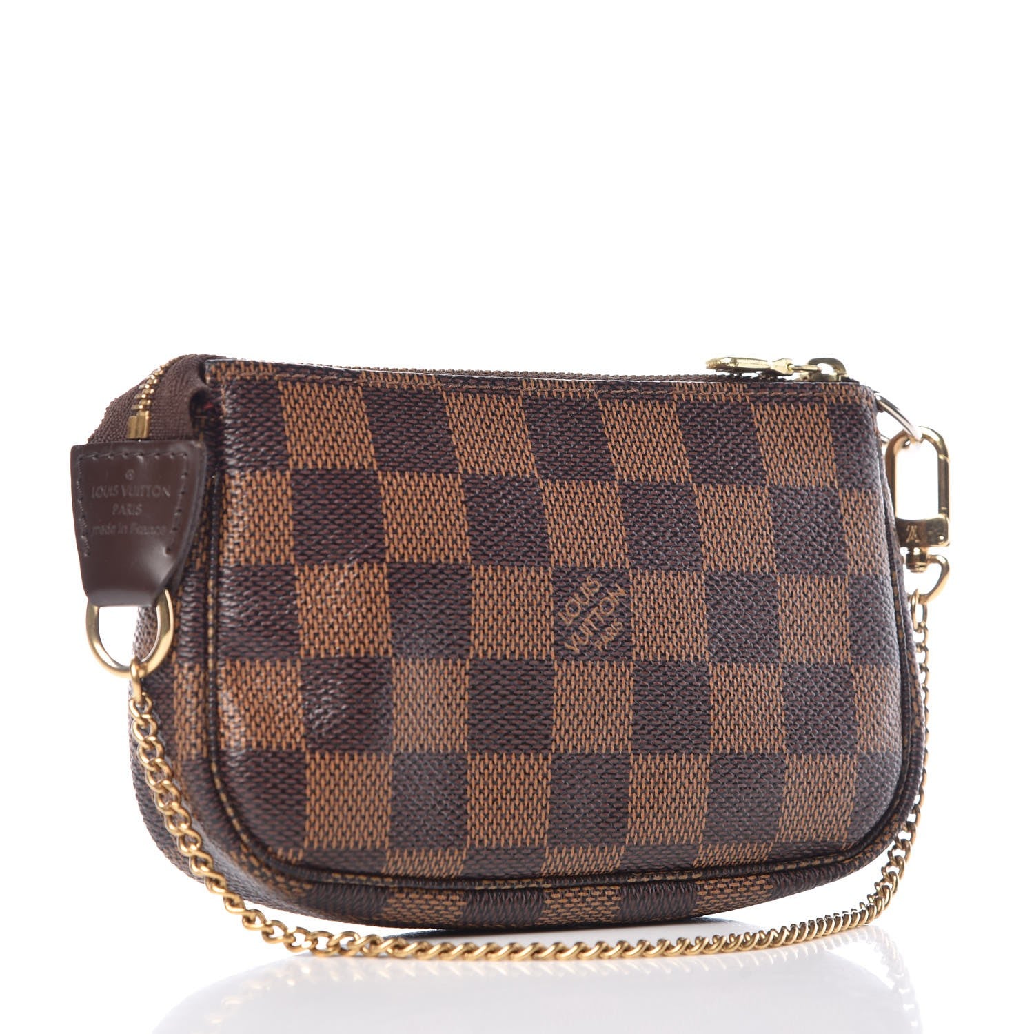 Louis Vuitton Damier Ebene Complice Trunks and Bags Mini Pochette Accessories Red 3 of 7