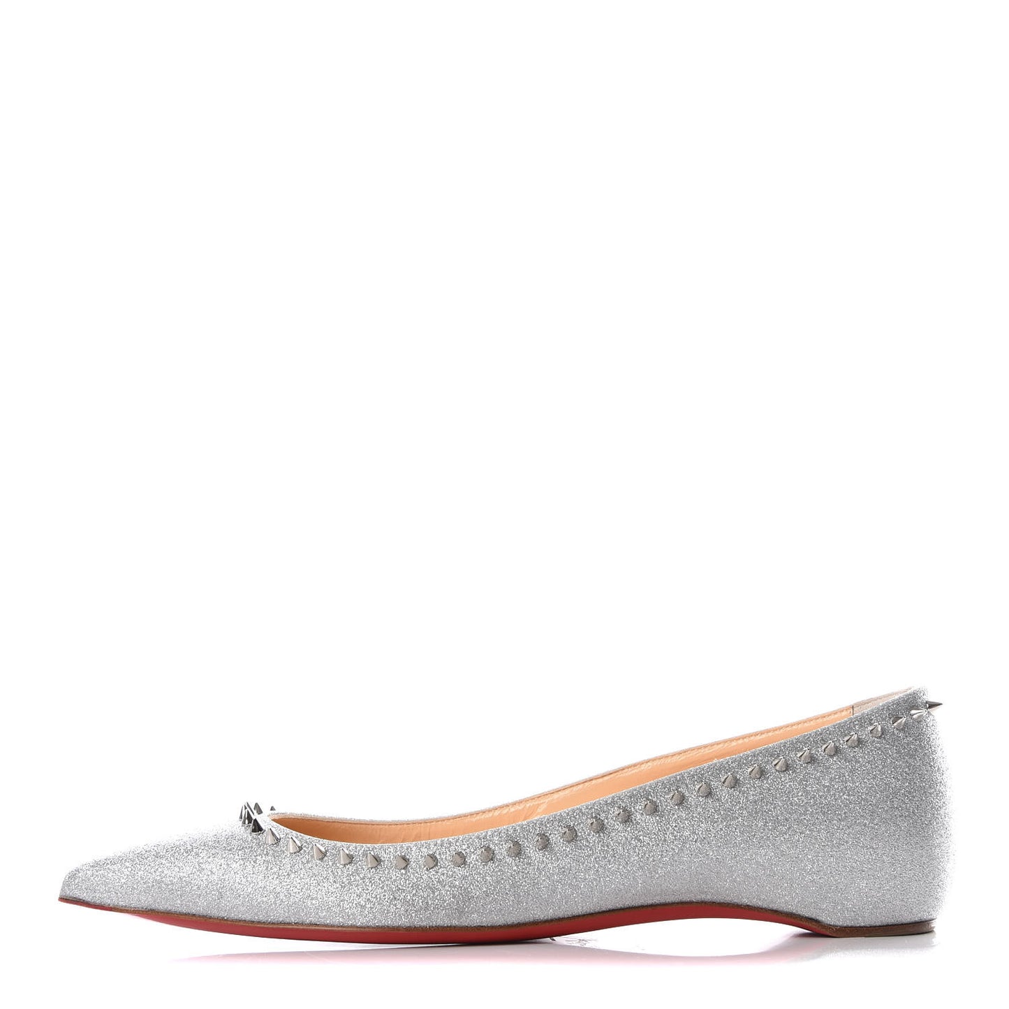 Mini Glitter Anjalina Flats 36 Silver