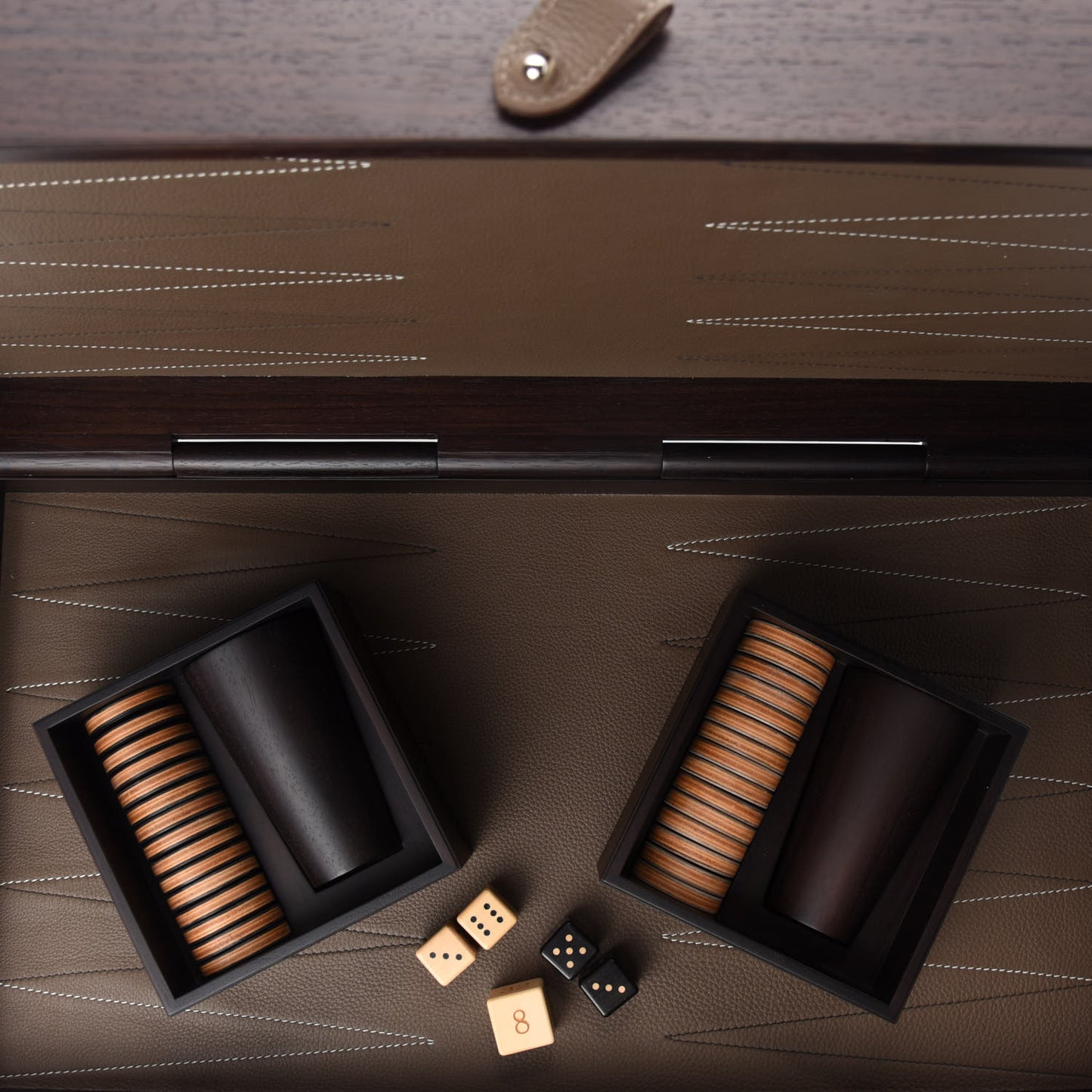 Java Palissander Wood Swift Taurillon Persepolis Backgammon Game Set