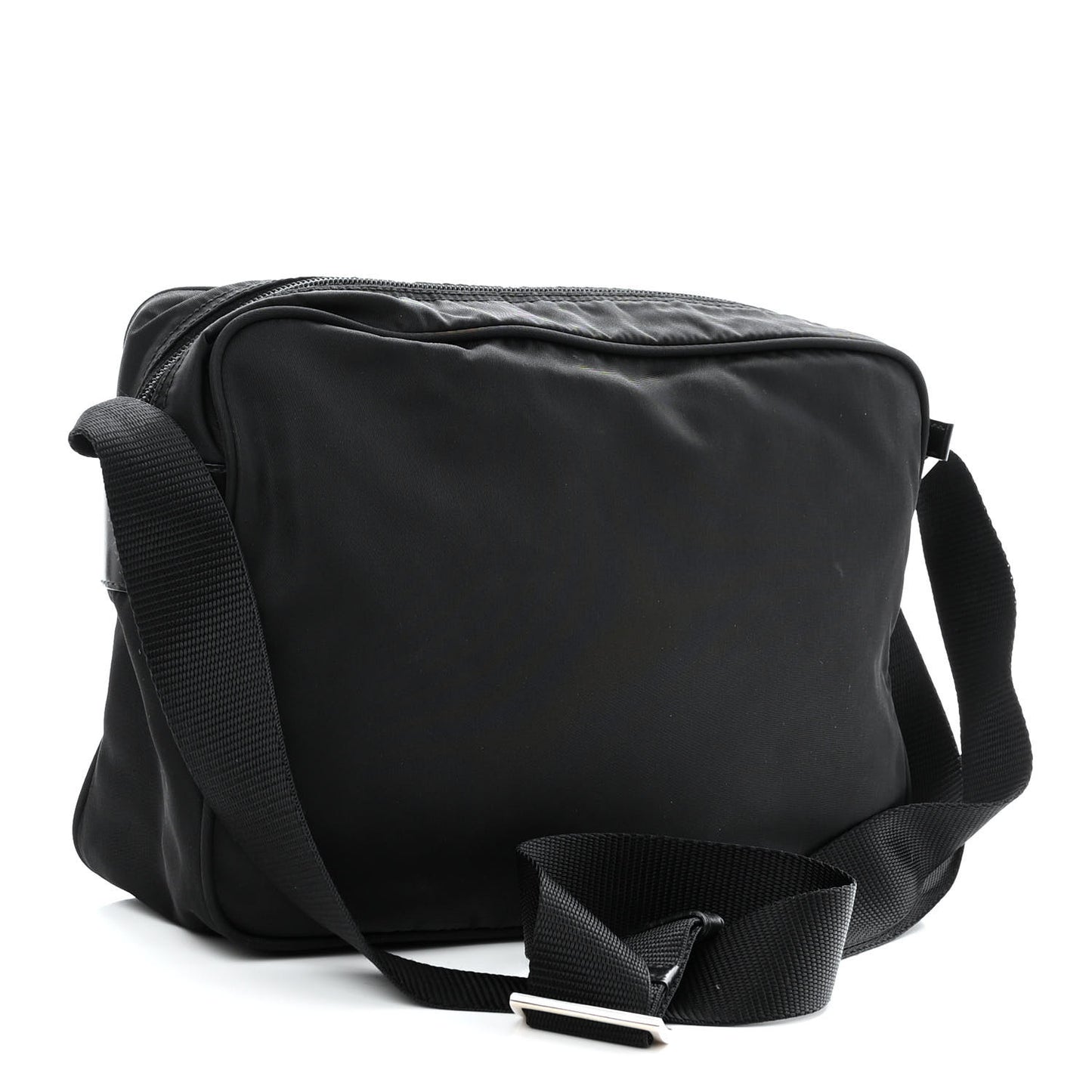 Nylon Tessuto Vela Crossbody Bag Black
