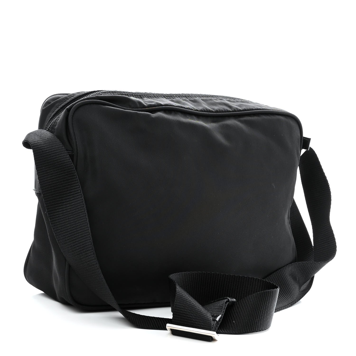 Prada Nylon Tessuto Vela Crossbody Bag Black 3 of 10