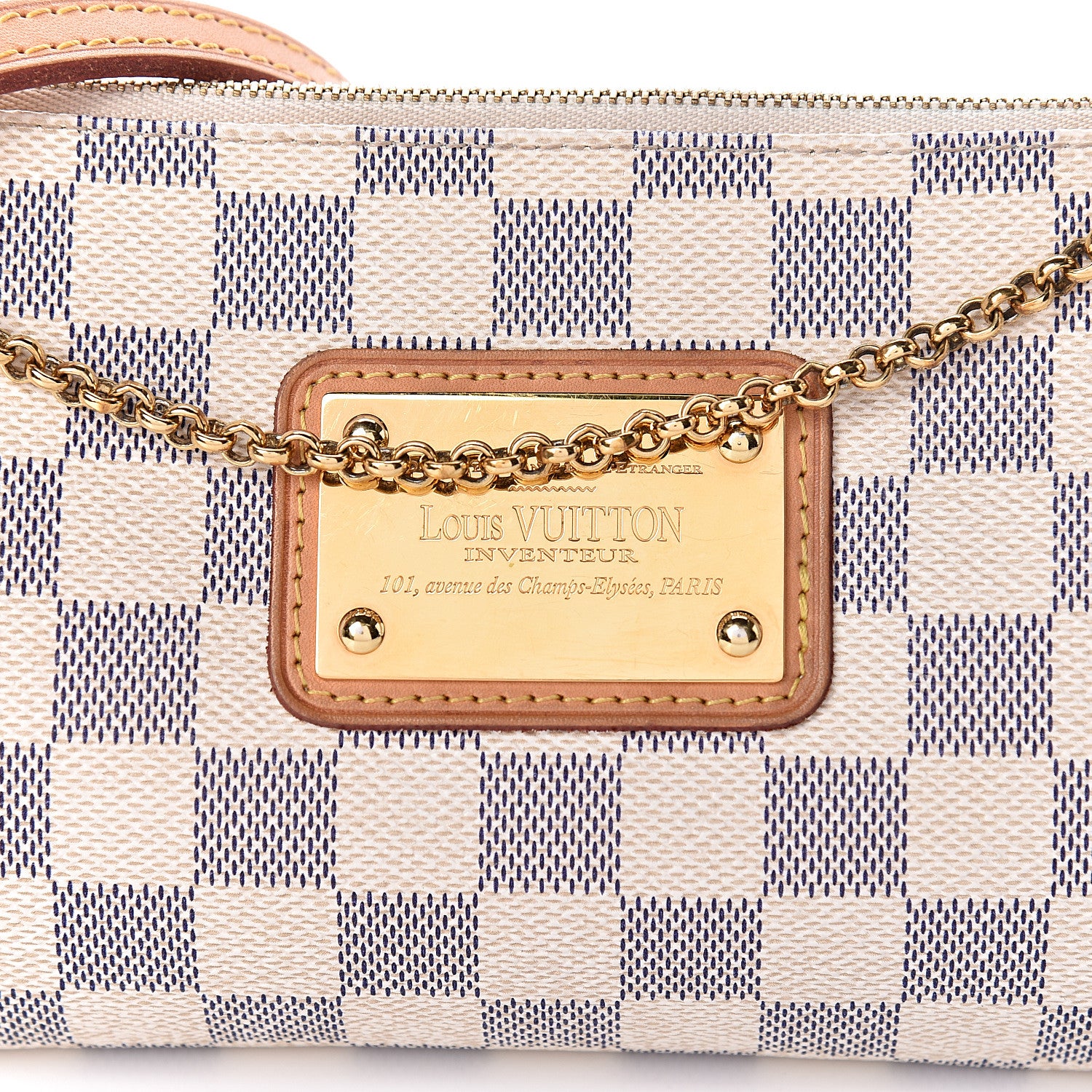 Louis Vuitton Damier Azur Eva Clutch 13 of 13