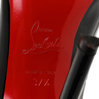 Christian Louboutin Patent Pigalle 120 Pumps 37.5 Black 6 of 8