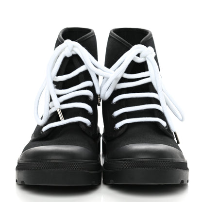 Givenchy Canvas Star Print High Top Sneakers 40 Black White 2 of 9