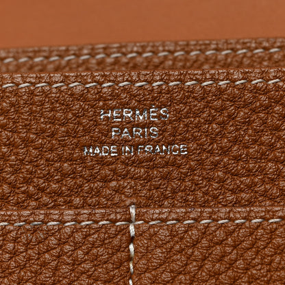 Hermes Togo Dogon Duo Wallet Gold 7 of 10