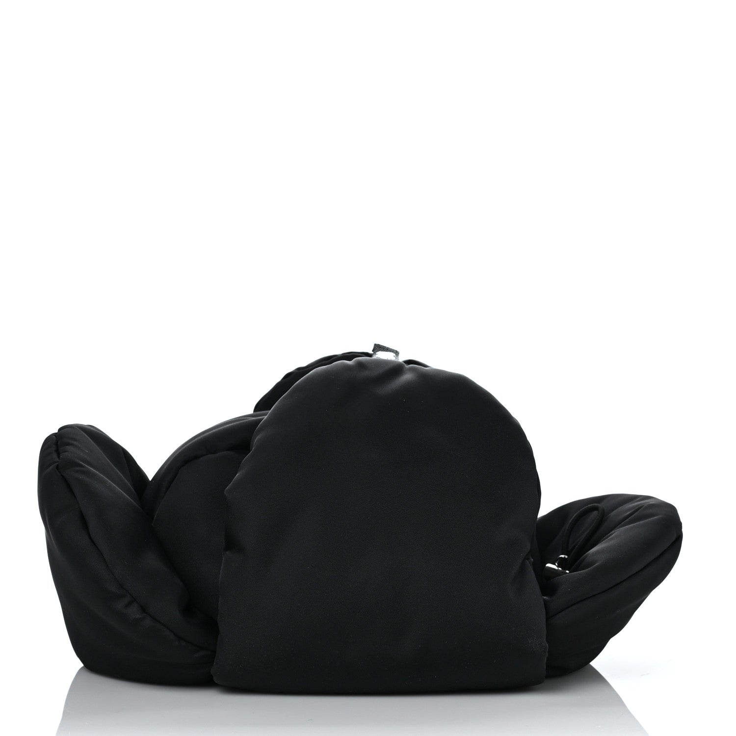 Prada Nylon Ear Flap Hat M Black 3 of 8