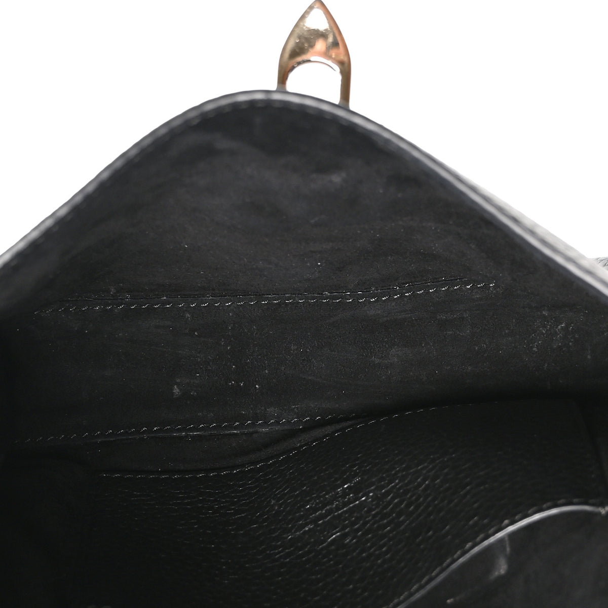 Valentino Garavani Pebbled Calfskin Medium Rockstud Flip Lock Crossbody Bag Black 5 of 10