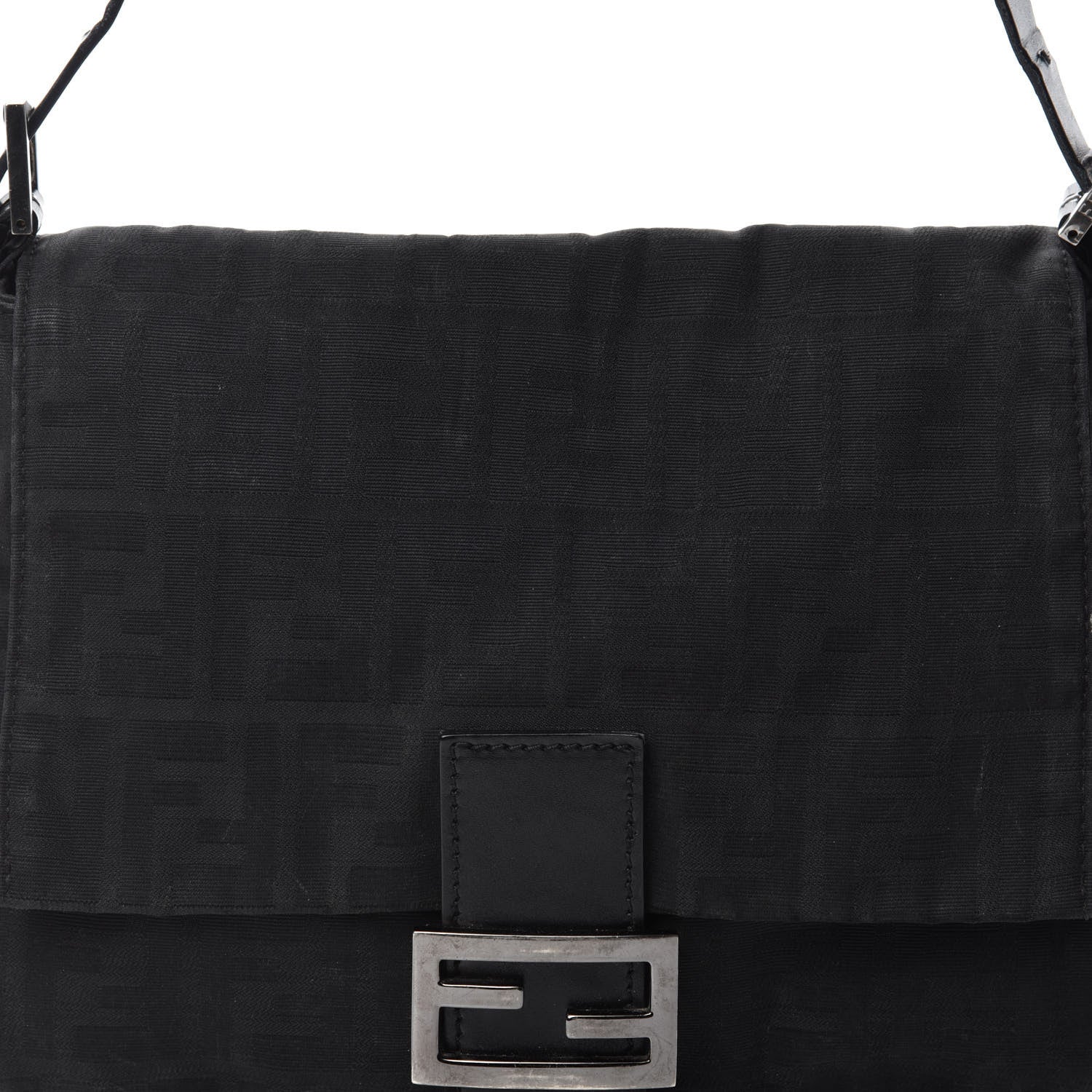 Fendi Zucca Mama Baguette Black 11 of 11