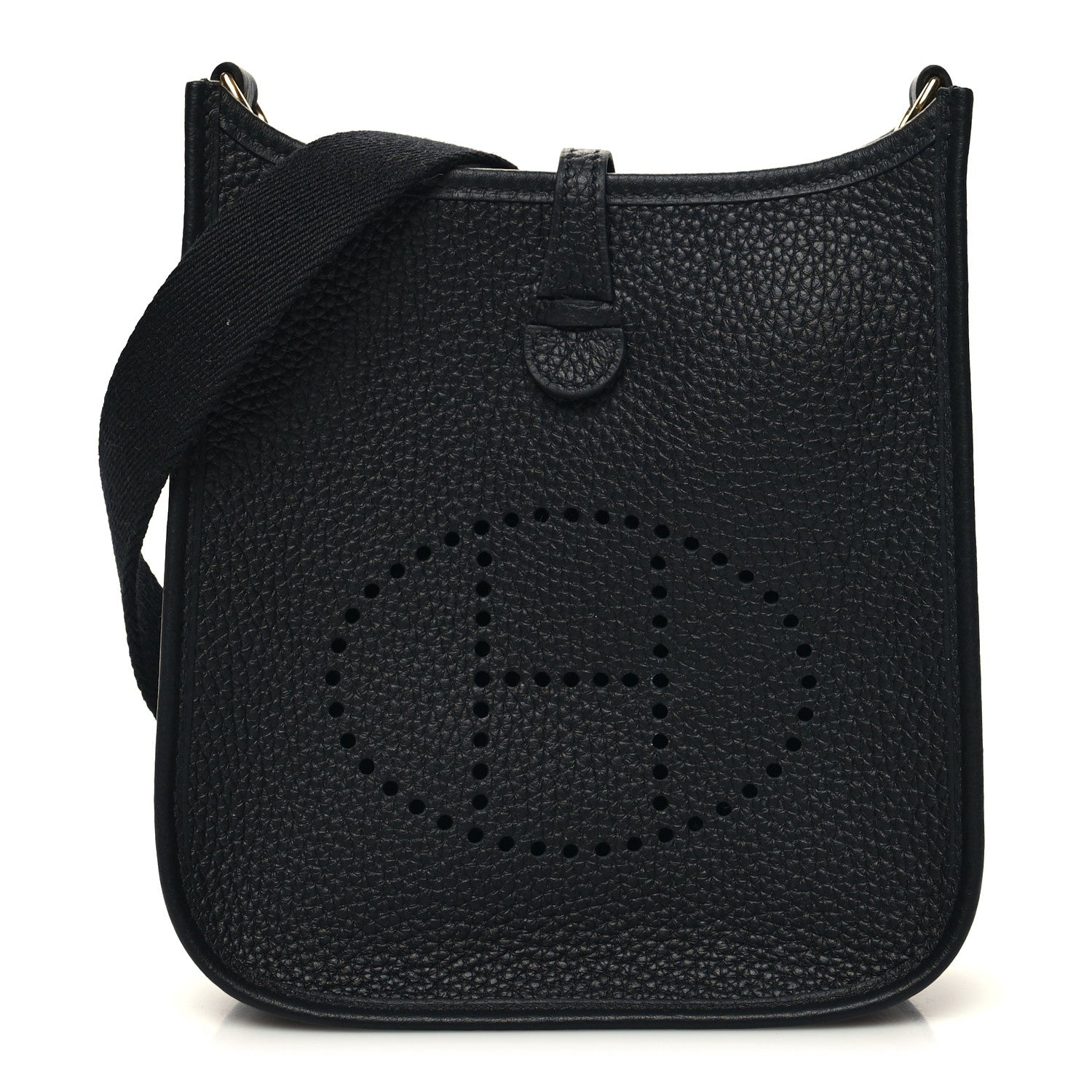 Hermes Taurillon Clemence Evelyne TPM Black 1 of 11