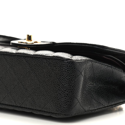 Chanel Caviar Quilted Small Double Flap Black 9 of 9