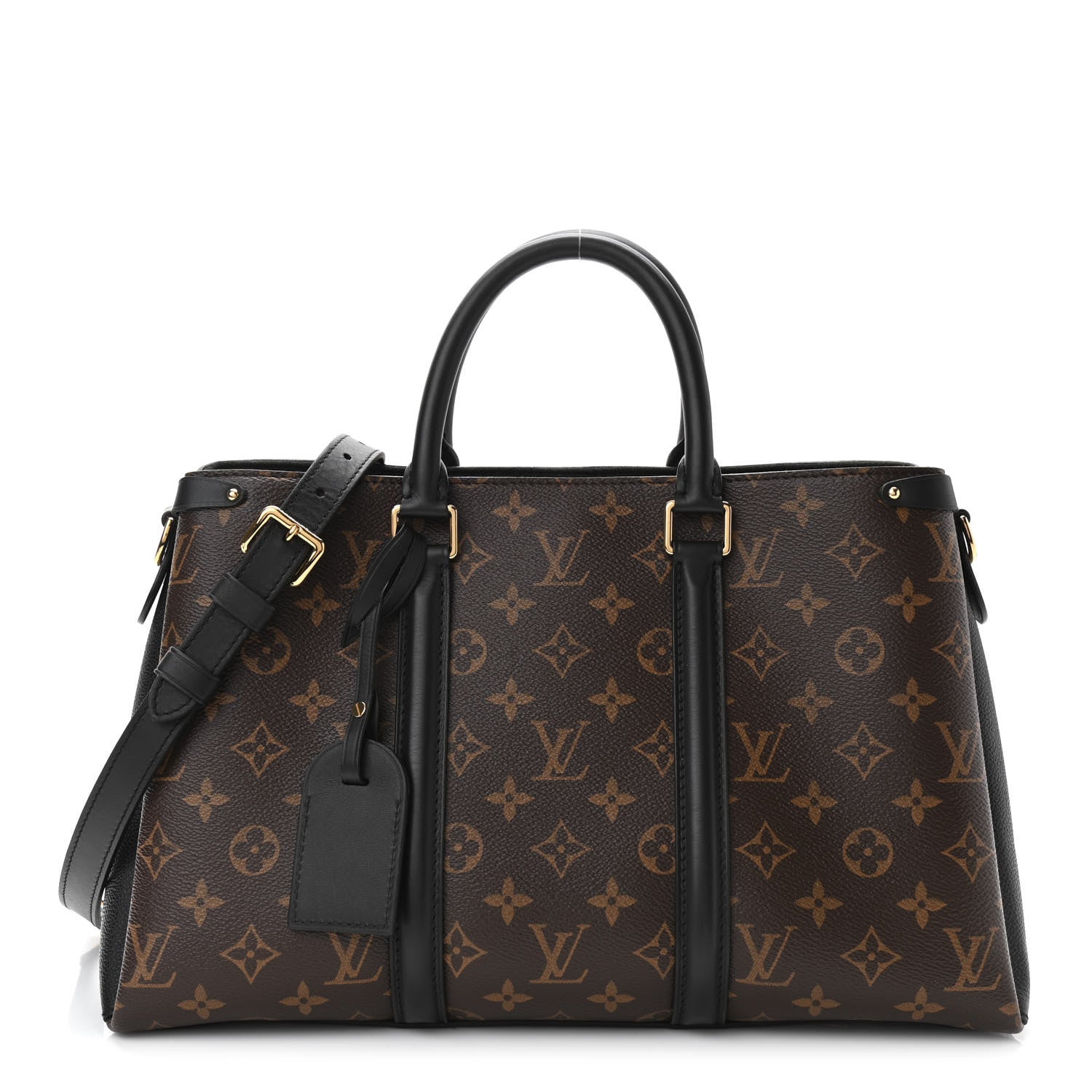 Louis Vuitton Monogram Soufflot MM Black 1 of 11