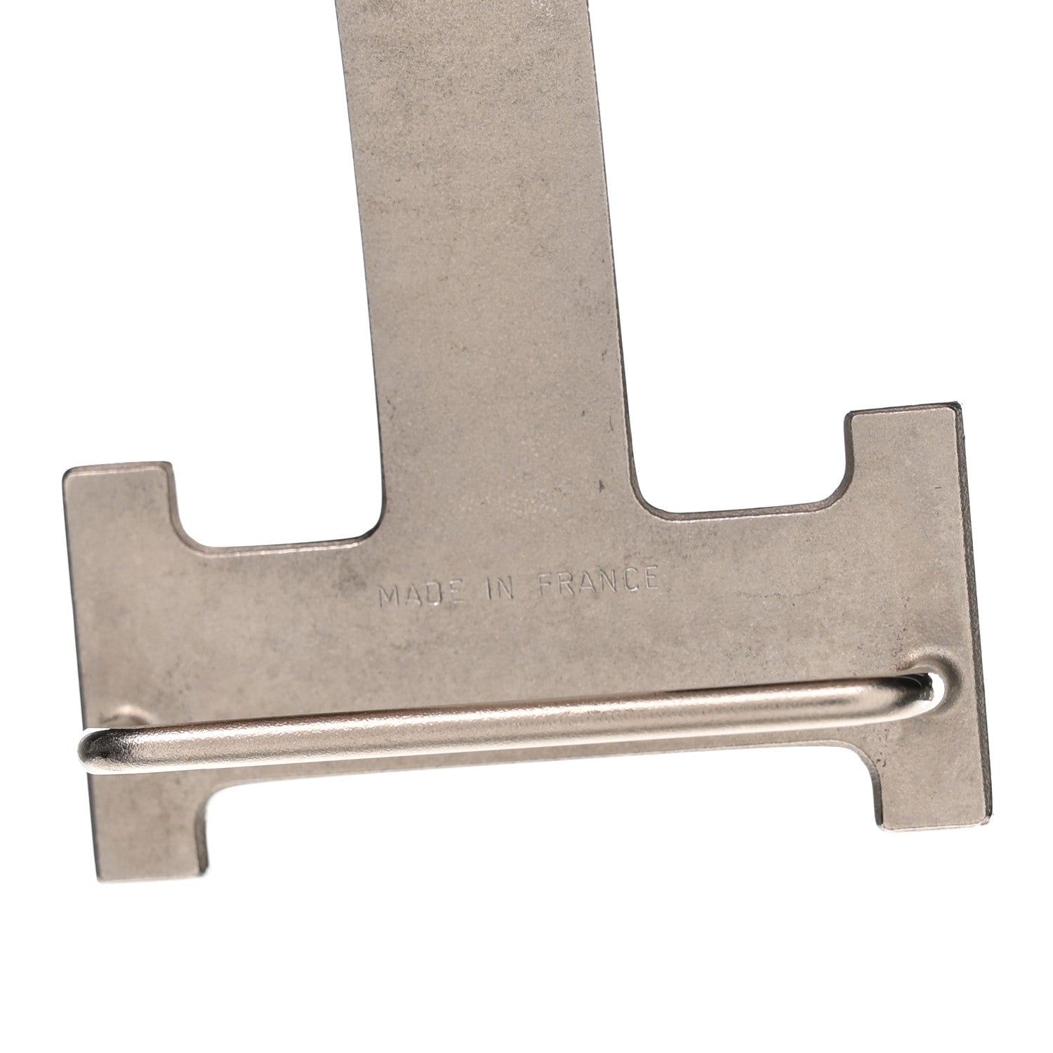 Hermes Palladium Guilloche 32mm H Belt Buckle 4 of 4