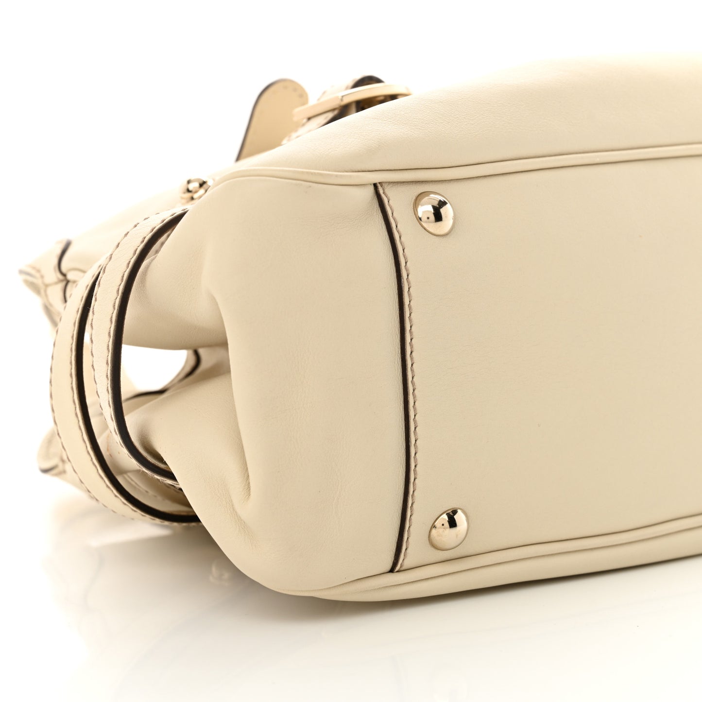 Calfskin Shoulder Bag Ivory