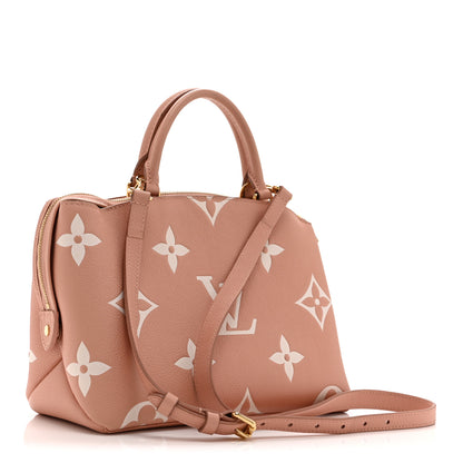 Louis Vuitton Empreinte Monogram Giant Petit Palais Rose Trianon Creme 3 of 10