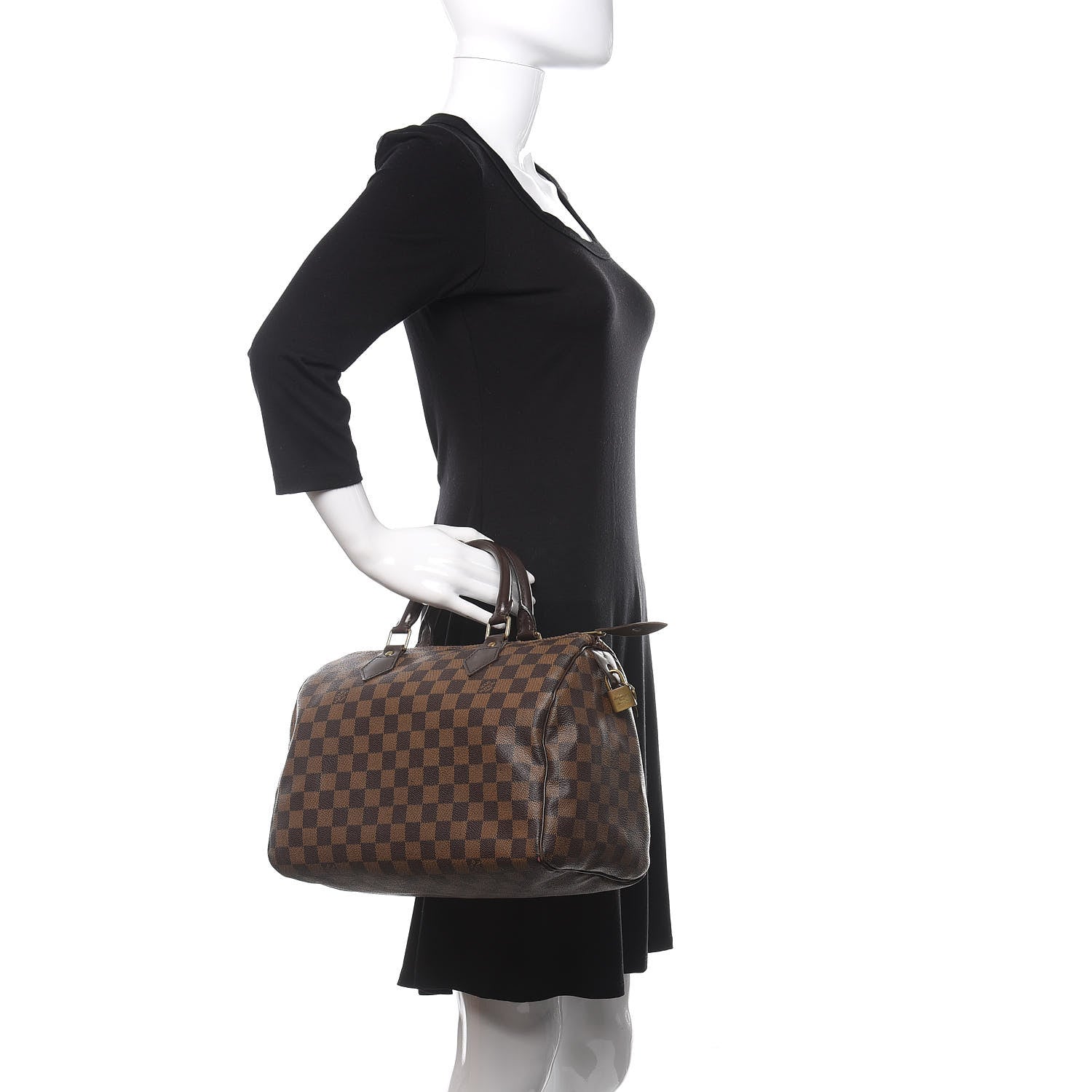 Louis Vuitton Damier Ebene Speedy 30 2 of 21