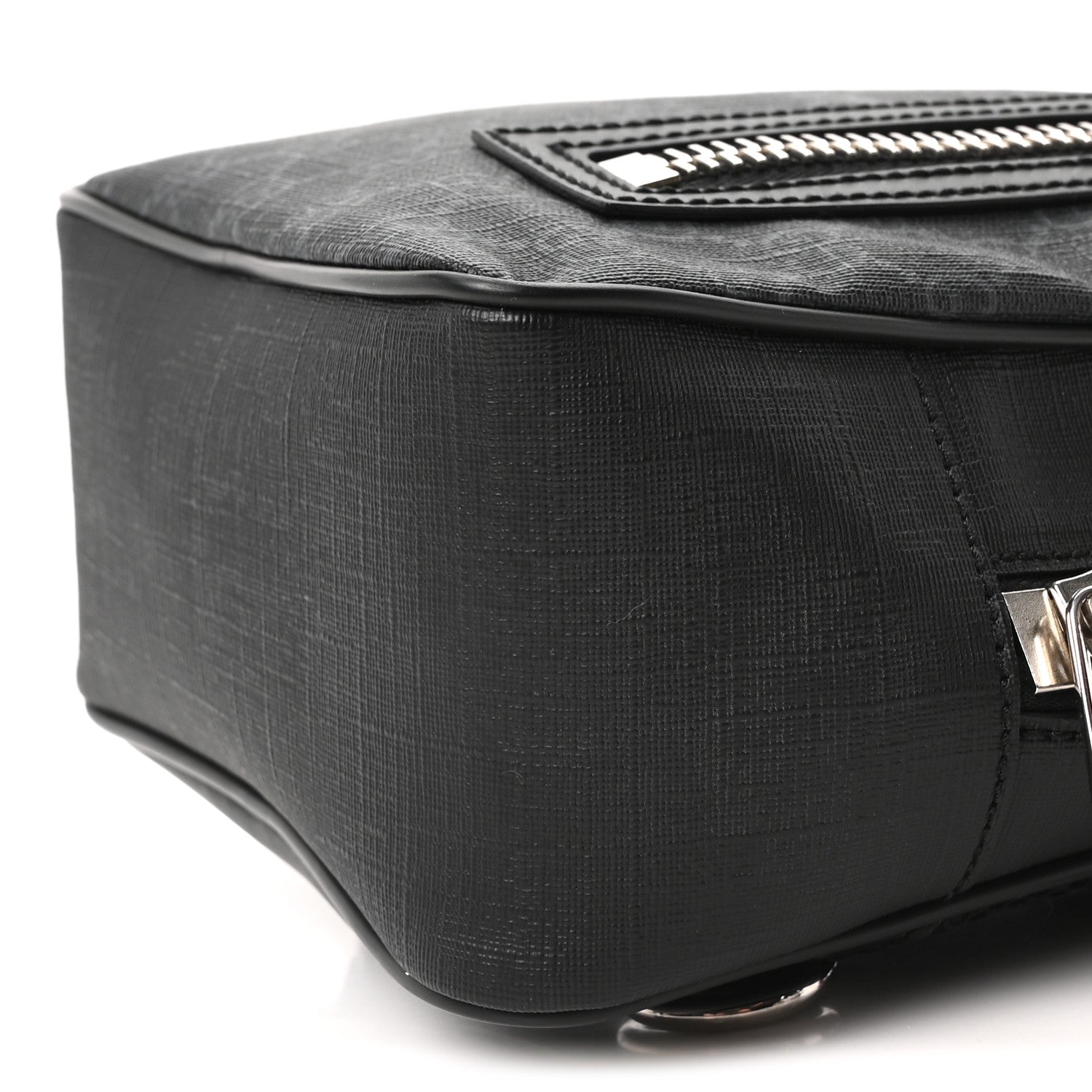 Gucci GG Supreme Monogram Web Belt Bag Black Grey 10 of 11