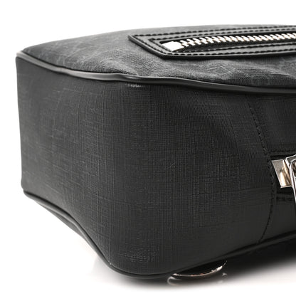 Gucci GG Supreme Monogram Web Belt Bag Black Grey 10 of 11