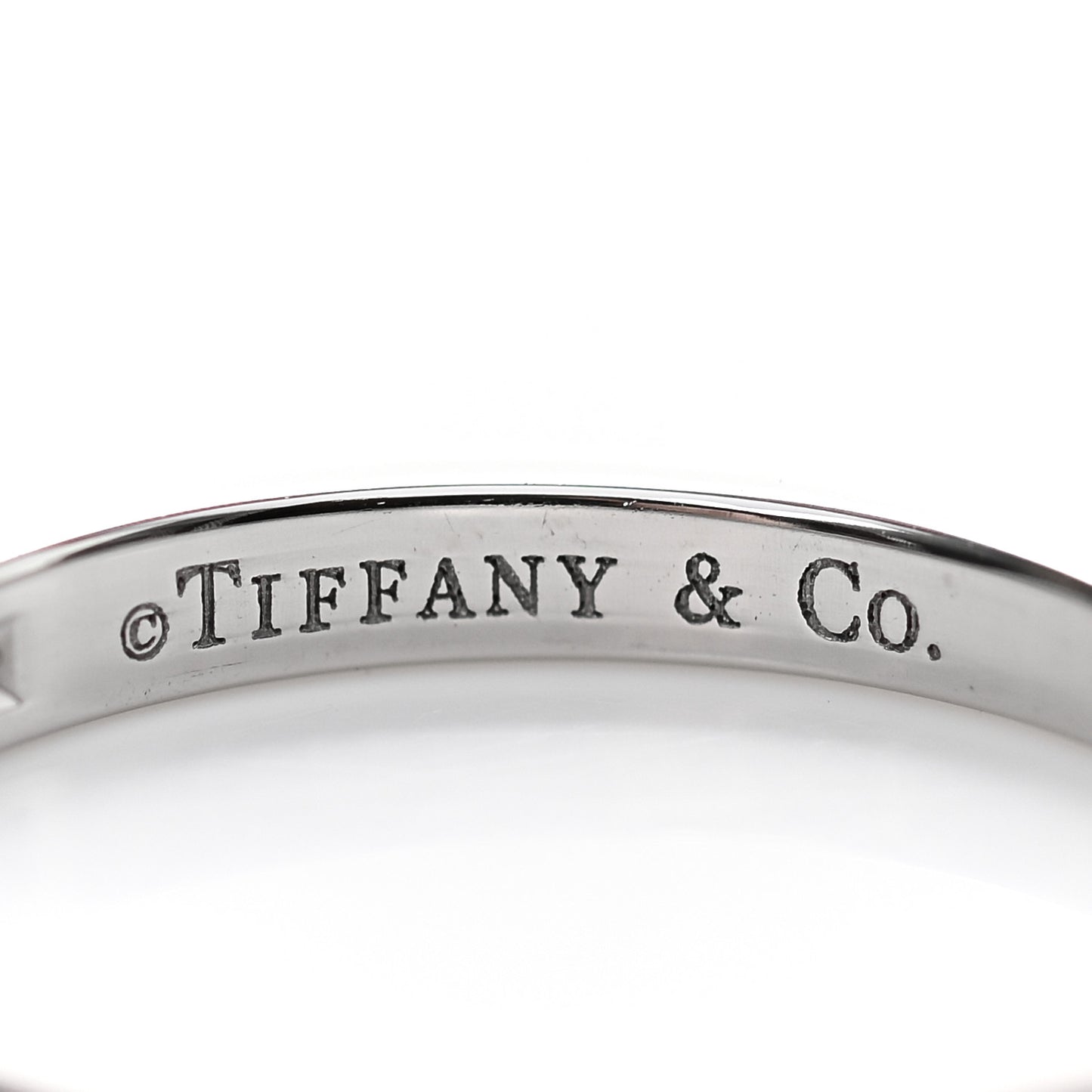 Platinum Diamond .20ctw Half Circle Wedding Band Ring 47 4