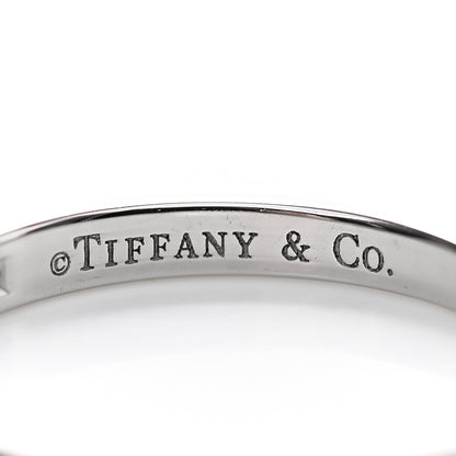 Tiffany Platinum Diamond .20ctw Half Circle Wedding Band Ring 47 4 4 of 5