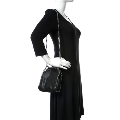 Stella McCartney Shaggy Deer Tiny Falabella Tote Black 2 of 11