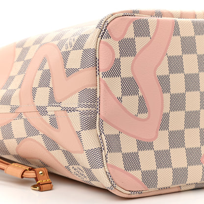 Louis Vuitton Damier Azur Tahitienne Neverfull MM 5 of 11