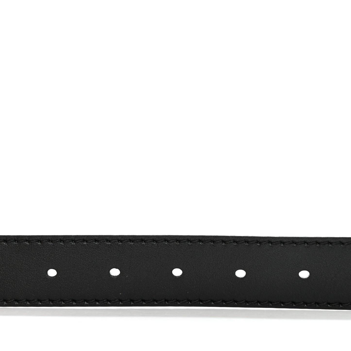 Calfskin D Fence Belt 80 32 Black