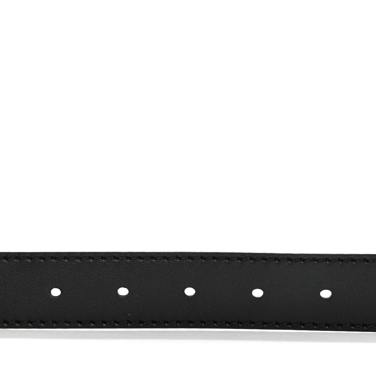 Christian Dior Calfskin D Fence Belt 80 32 Black 6 of 6