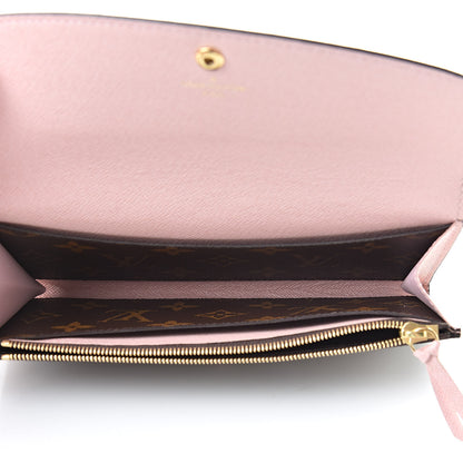 Louis Vuitton Monogram Emilie Wallet Rose Ballerine 5 of 8